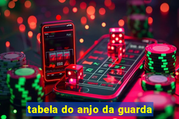 tabela do anjo da guarda